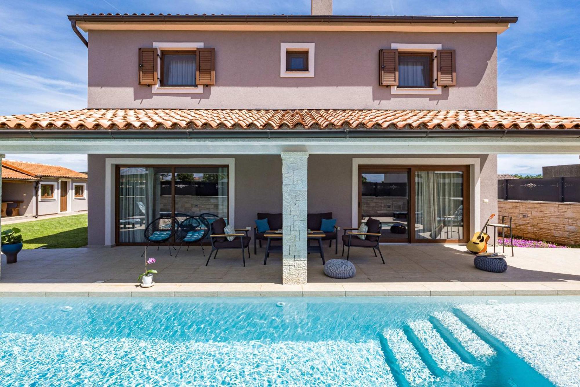 Villa Roma Near Pula For 6 People With Private Pool Jadreški Esterno foto