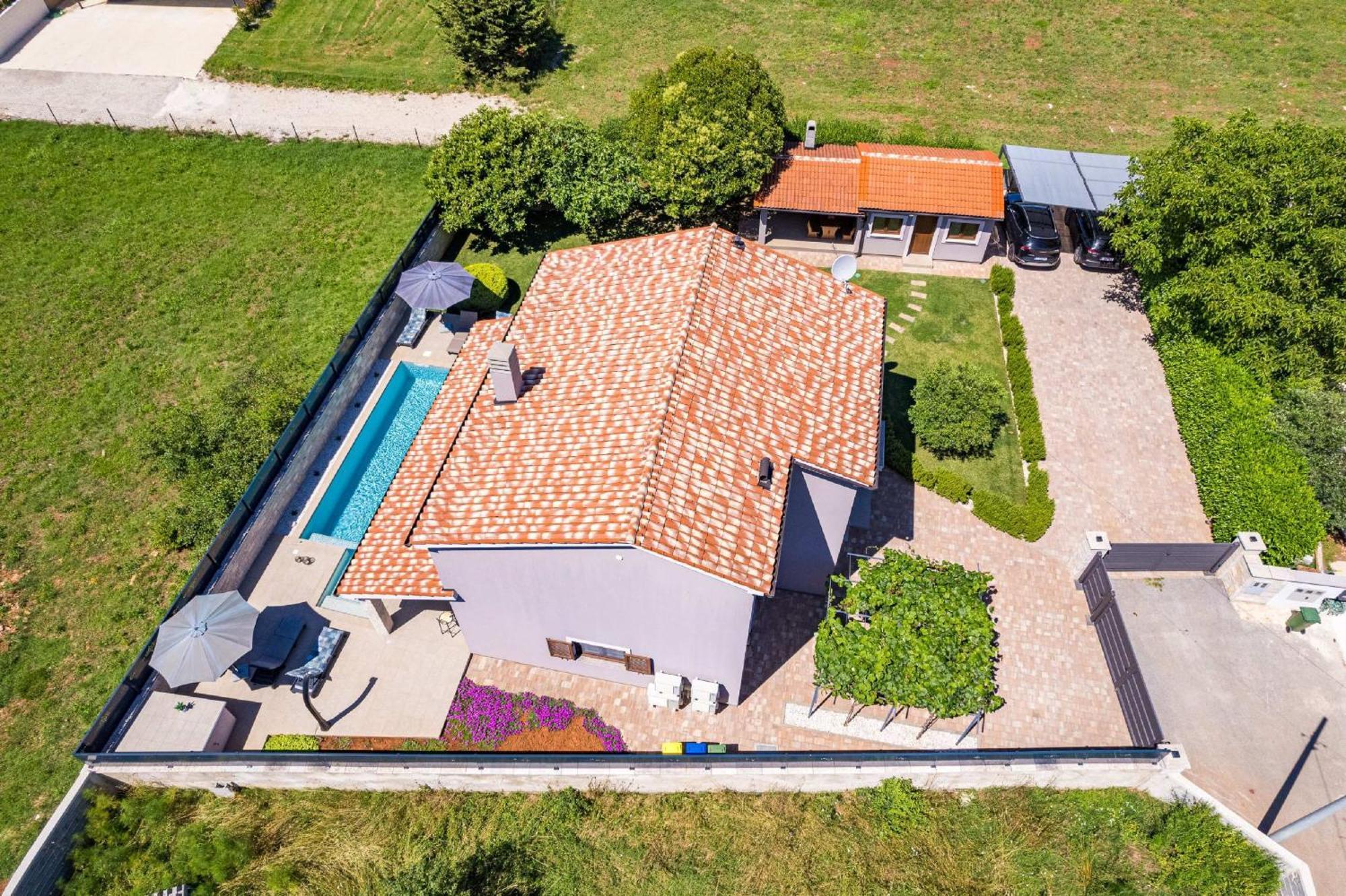 Villa Roma Near Pula For 6 People With Private Pool Jadreški Esterno foto